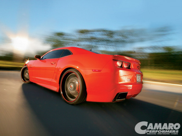 Обои картинки фото автомобили, camaro