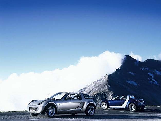Обои картинки фото smart, roadster, автомобили