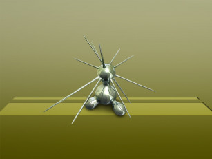 Картинка 3д графика abstract абстракции молекула