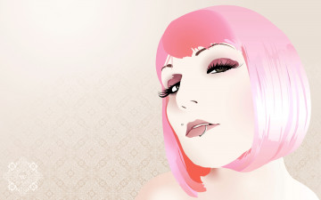 Картинка векторная графика губы глаза