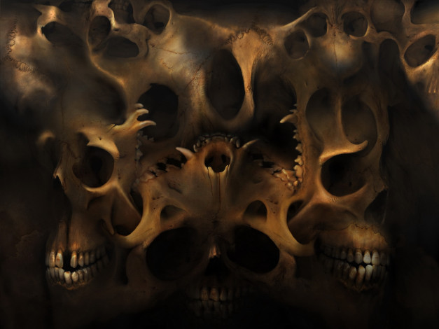 Обои картинки фото 3д, графика, horror, ужас