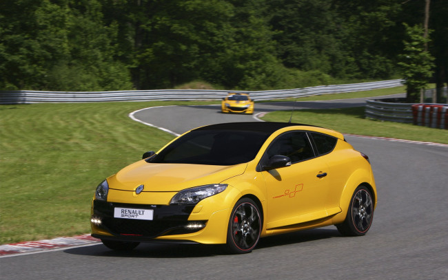 Обои картинки фото renault, megane, rs, trophy, 2012, автомобили, trophy-2012