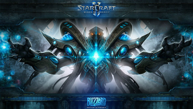 Обои картинки фото starcraft, ii, wings, of, liberty, видео, игры, монстр