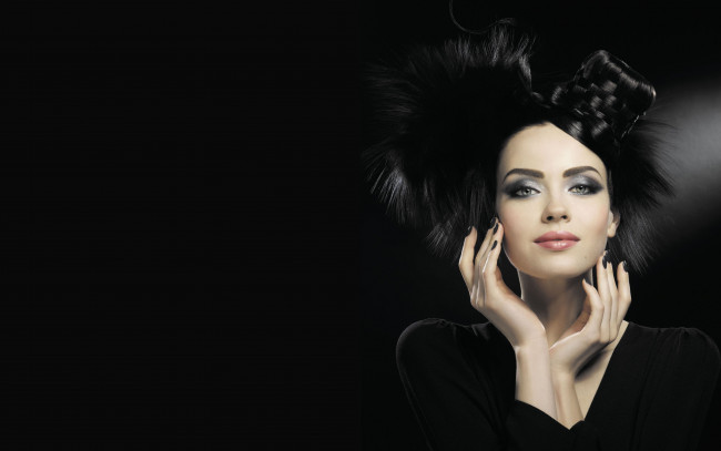 Обои картинки фото -Unsort Креатив, девушки, unsort, креатив, макияж, прическа