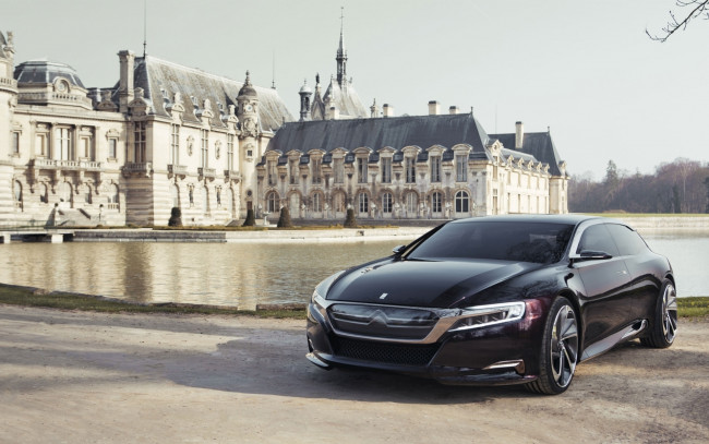 Обои картинки фото citro&, 235, numero, concept, автомобили, citroen, замок, 9