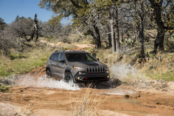 Картинка 2014 jeep cherokee trailhawk автомобили