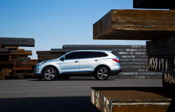 Картинка 2013 hyundai grand santa fe автомобили