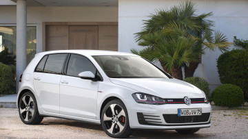 обоя автомобили, volkswagen, golf, gti, car