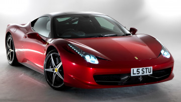Картинка ferrari 458 italia автомобили гоночные спортивные италия s p a