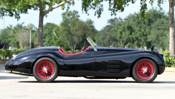 обоя jaguar, xk120, автомобили, land, rover, ltd, великобритания