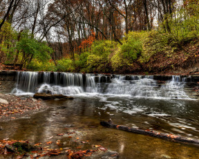 обоя природа, водопады, лес, река, водопад