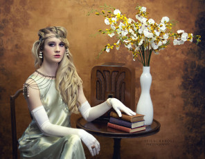 Картинка девушки -unsort+ блондинки винтаж