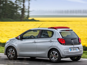 Картинка автомобили citroen citroеn c1 airscape 5-door 2014 светлый