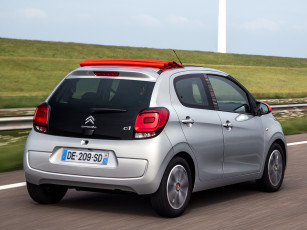 Картинка автомобили citroen citroеn c1 airscape 5-door 2014 светлый