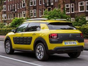 Картинка автомобили citroen citroеn c4 cactus 2014г желтый