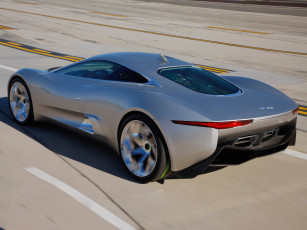 Картинка автомобили jaguar c-x75 concept маталик