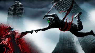 Картинка фэнтези люди арт романтика апокалипсиса двое