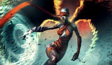 Картинка фэнтези демоны колдовство крылья демон магия