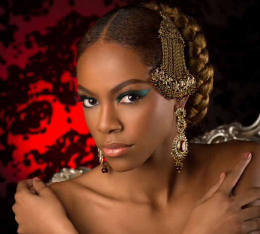 Обои картинки фото девушки, -unsort , темнокожие, шоколадка