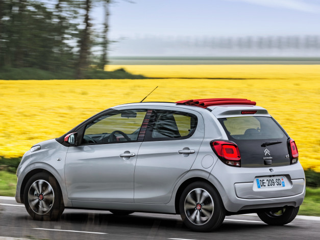 Обои картинки фото автомобили, citroen, citroеn, c1, airscape, 5-door, 2014, светлый