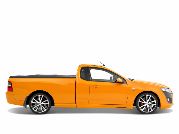 Обои картинки фото автомобили, fpv, f6, ute, fg, желтый