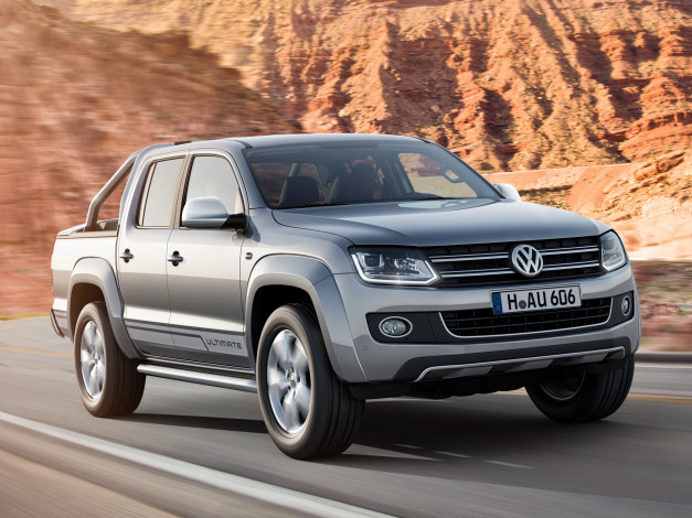 Обои картинки фото автомобили, volkswagen, 2014г, ultimate, amarok