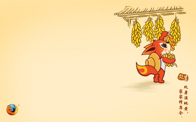 Обои картинки фото компьютеры, mozilla firefox, логотип, фон, лиса