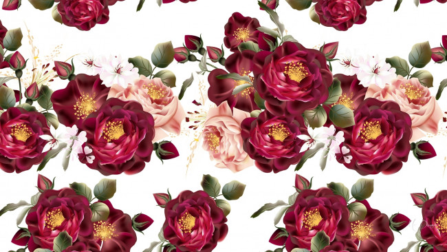 Обои картинки фото рисованное, цветы, фон, лепестки