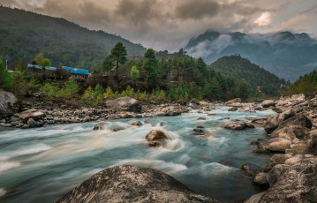 Картинка природа реки озера река лес