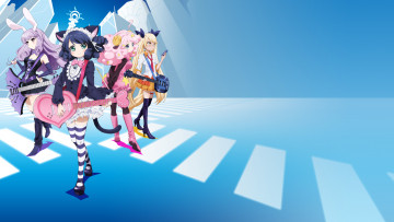 Картинка аниме музыка фон взгляд девушка