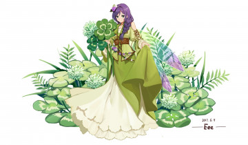 Картинка аниме love+live +school+idol+project фон взгляд девушка