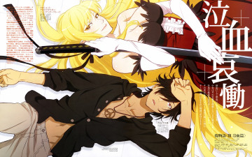 Картинка аниме bakemonogatari история чудовищ