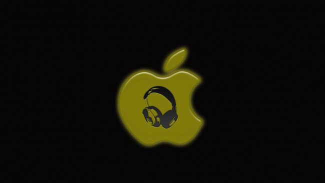 Обои картинки фото компьютеры, apple, логотип, фон