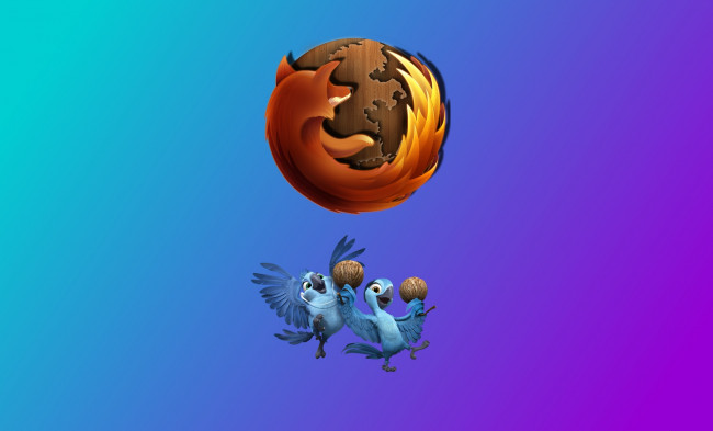 Обои картинки фото компьютеры, mozilla firefox, фон, логотип