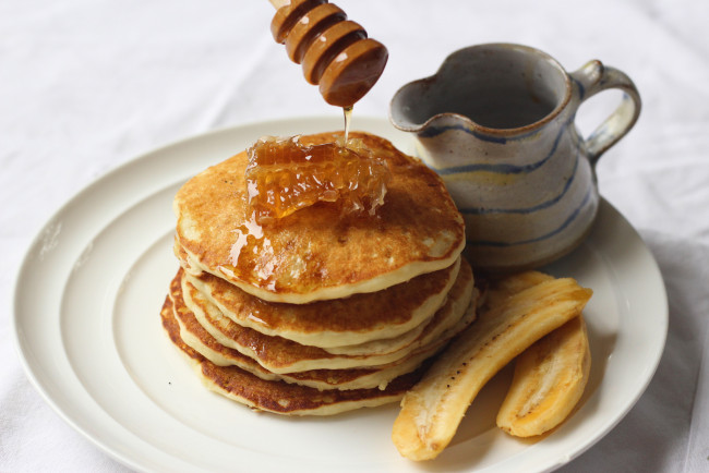 Обои картинки фото еда, блины,  оладьи, блинчики