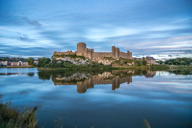 Обои картинки фото pembroke castle, города, замки англии, замок