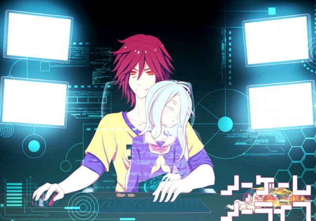 Обои картинки фото аниме, no game no life, нет, игры, жизни