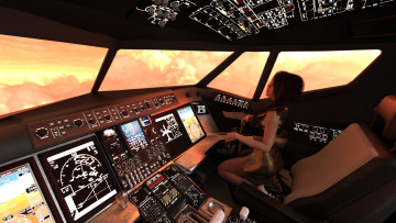 Картинка 3д+графика фантазия+ fantasy фон взгляд девушка