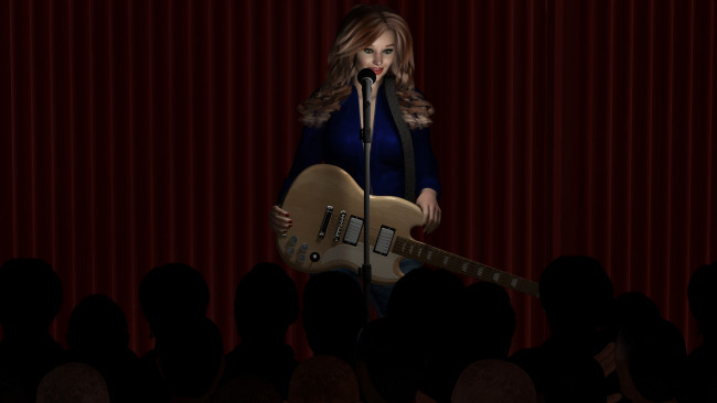 Обои картинки фото 3д графика, люди , people, девушка, фон, взгляд