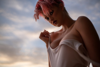 Картинка девушки -+рыжеволосые+и+разноцветные анна