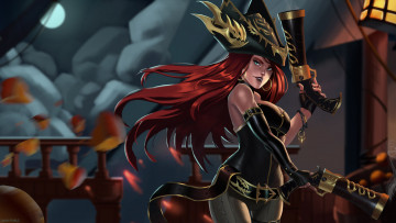 Картинка видео+игры league+of+legends мисс фортуна шляпа оружие корабль miss+fortune