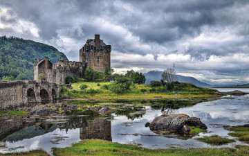 Картинка eilean+donan+castle города замок+эйлен-донан+ шотландия eilean donan castle
