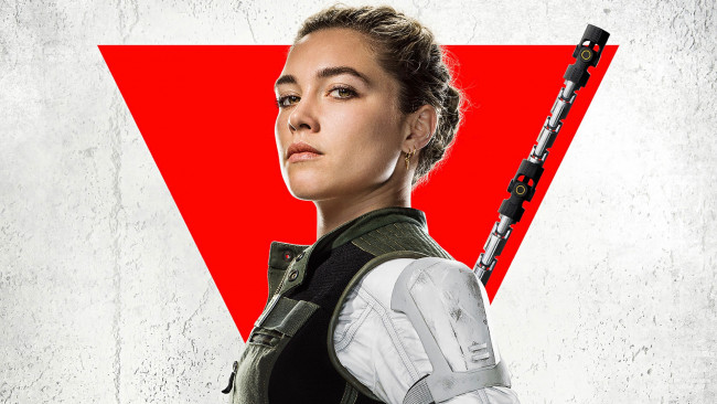 Обои картинки фото black widow ,  2021 , кино фильмы, black widow, кино, черная, вдова, фантастика, постер, боевик, florence, pugh, yelena, belova