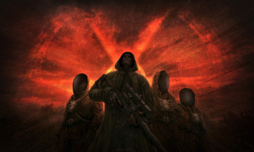 Картинка видео+игры сталкер оружие тени