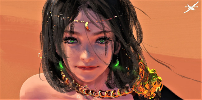 Обои картинки фото фэнтези, _ghost blade ,  призрачный клинок, девушка, лицо