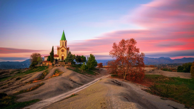 Обои картинки фото catalonia, spain, города, - католические соборы,  костелы,  аббатства