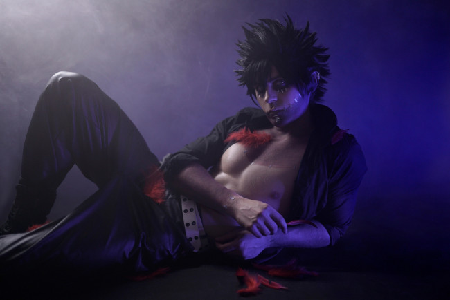 Обои картинки фото мужчины, - креатив,  косплей, моя, геройская, академия