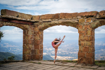 Картинка девушки -+брюнетки +шатенки балерина