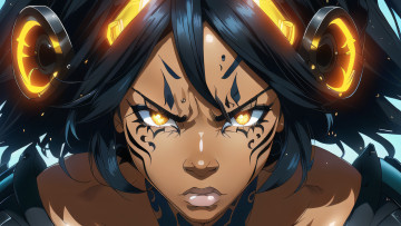 Картинка аниме животные +существа нейросети графика нейроарт ai art нейронные сети рисунки нейро искусство девушка