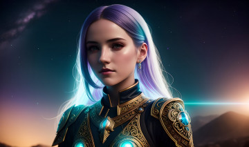 Картинка фэнтези девушки нейросети графика нейроарт ai art нейронные сети рисунки нейро искусство девушка